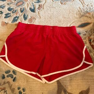 Athletic Works XL Women's Red Lifeguard Shorts with Built-In Underwear